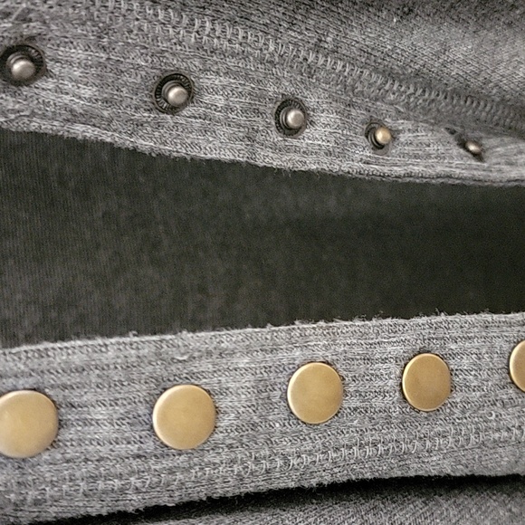 Gray button-up cardigan - Picture 3 of 4
